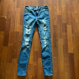 Hollister skinny jeans-25r/0